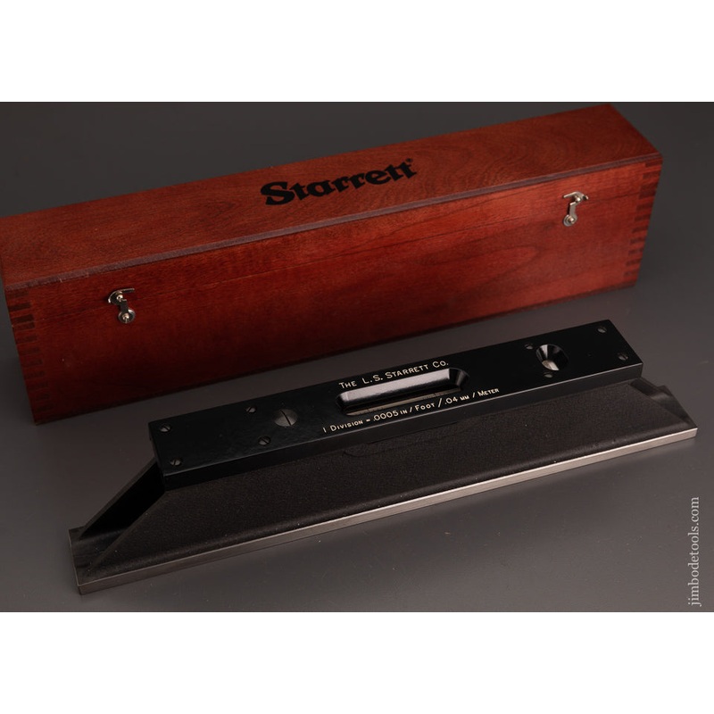 STARRETT No. 199 Master Precision Level Mint in Box – 103211