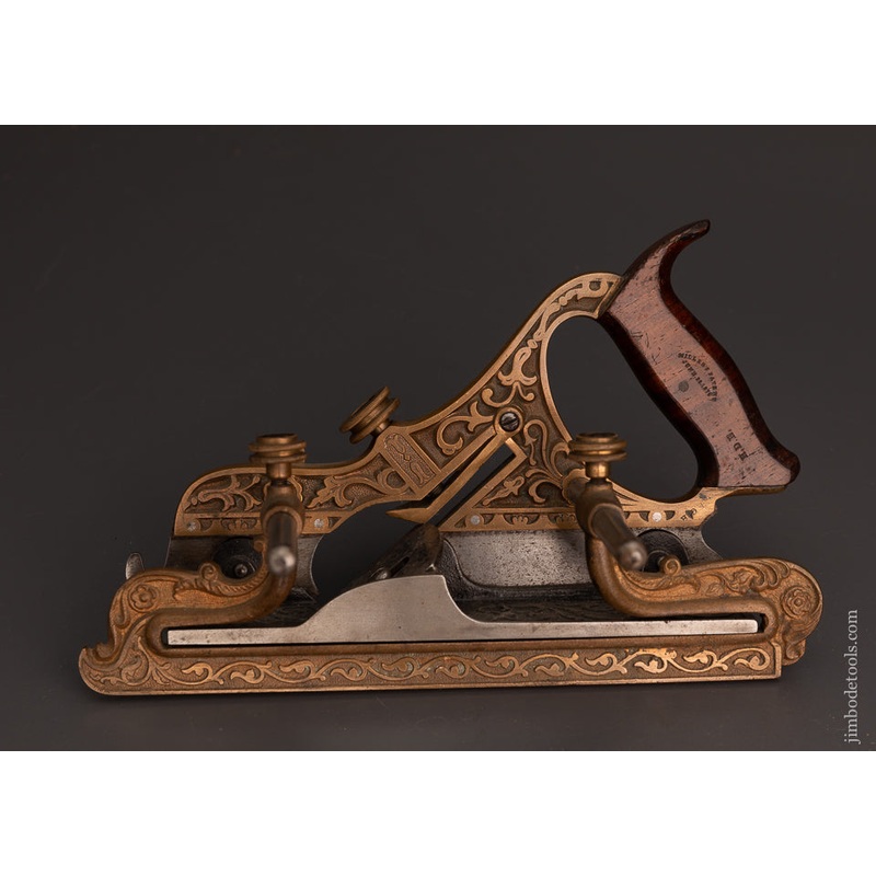 Stunning STANLEY MILLERS PATENT No. 42 Gunmetal Plow Plane Type 2 – EXCELSIOR 103105 – AS OF MAY 17