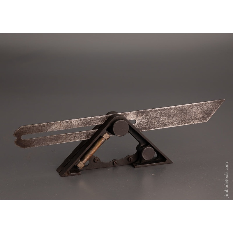 Rare 1890 STILWELL PATENT Combination Square & Bevel – 103168