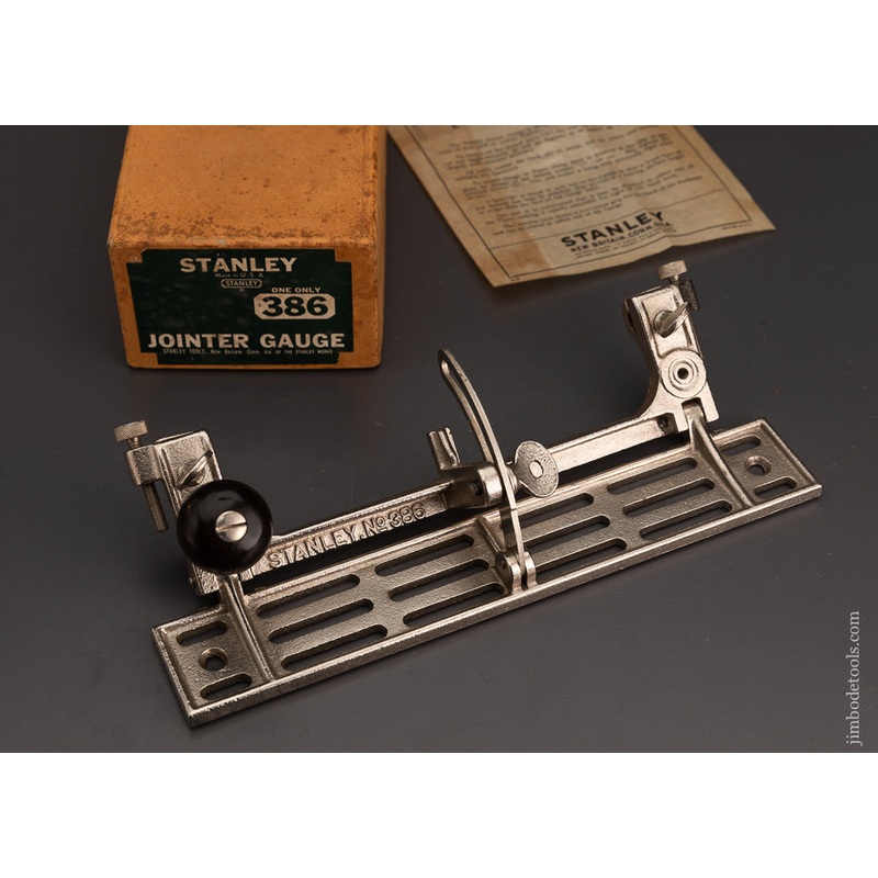 STANLEY No. 386 Jointer Fence Mint in Box – 103240