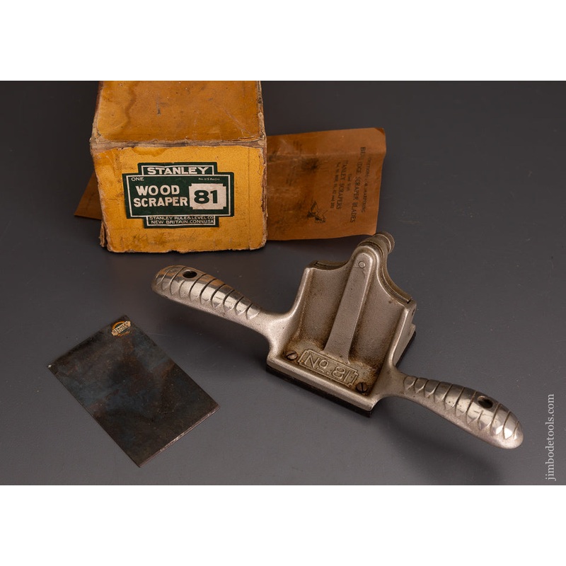 STANLEY No. 81 Wood Scraper SWEETHEART with DECAL in Box – 103196