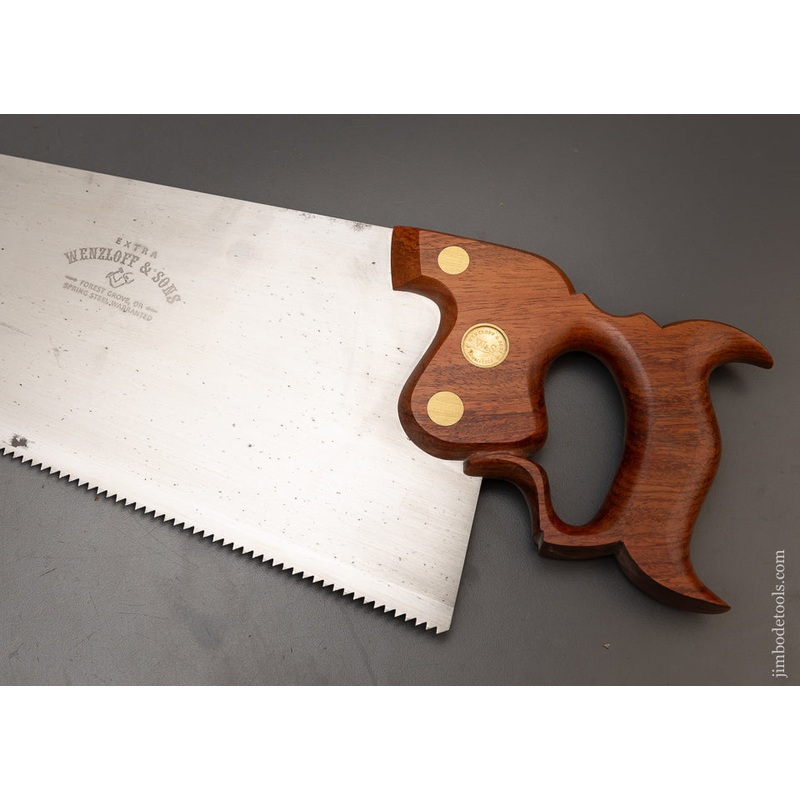 Rare WENZLOFF & SONS Rip Hand Saw – 115651