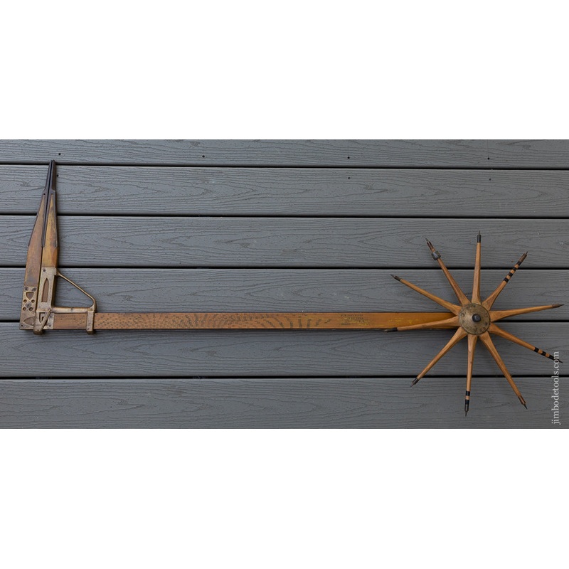 Remarkable Walking Wheel Log Caliper by FLOSSIE GREENLEAF – 102824 – AS OF JUNE 14