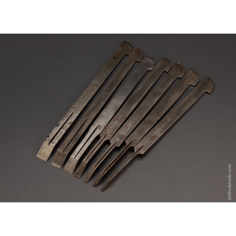 Set of 7 Plane Irons 1/8-5/8 Inch – 103285