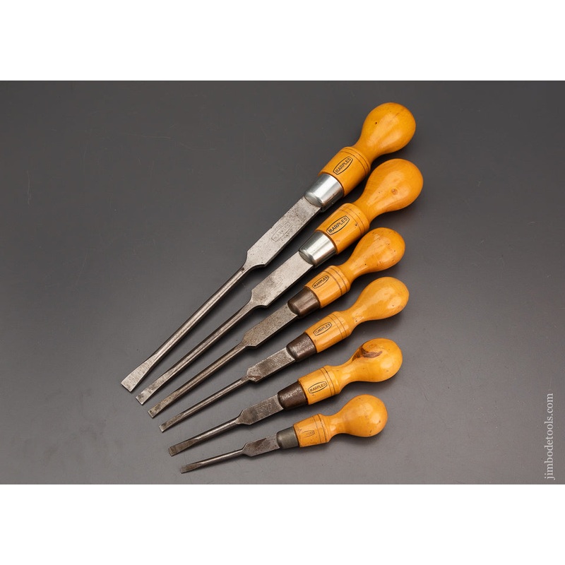 Stunning Boxwood Set of MARPLES Cabinet Makers Screwdrivers – 103688