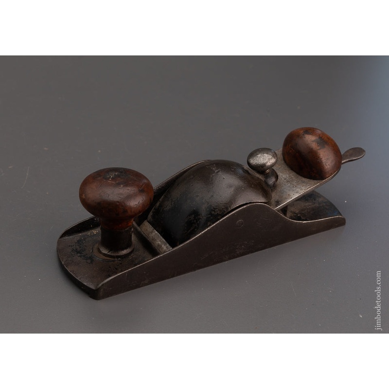 Rare Adjustable Tail Handle Block Plane by METALLIC PLANE CO. 1867-1880 – 103722