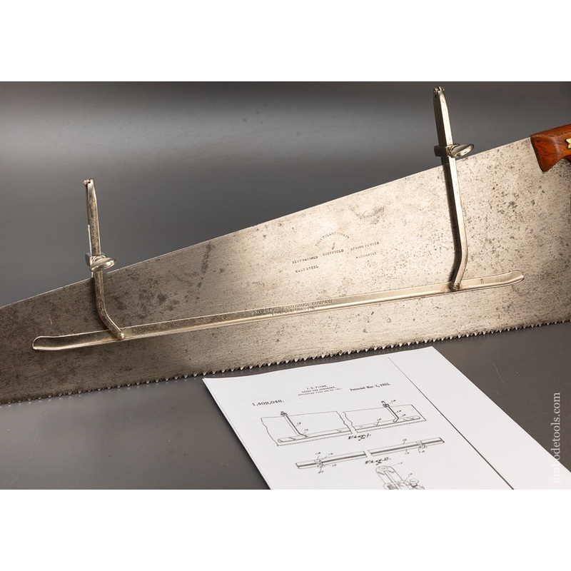 Rare FLYNN PATENT Hand Saw Depth Gauge UNIVERSAL DEPTH GAUGE CO. PHILADA, PA – 115848