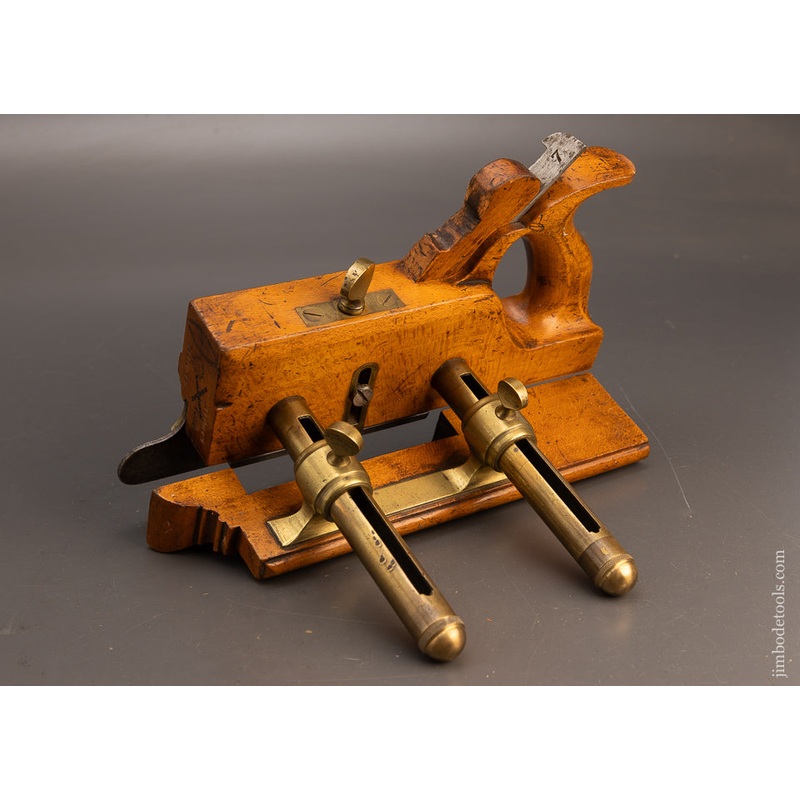 Sweet MATHIESON Brass Armed Plow Plane – 115894