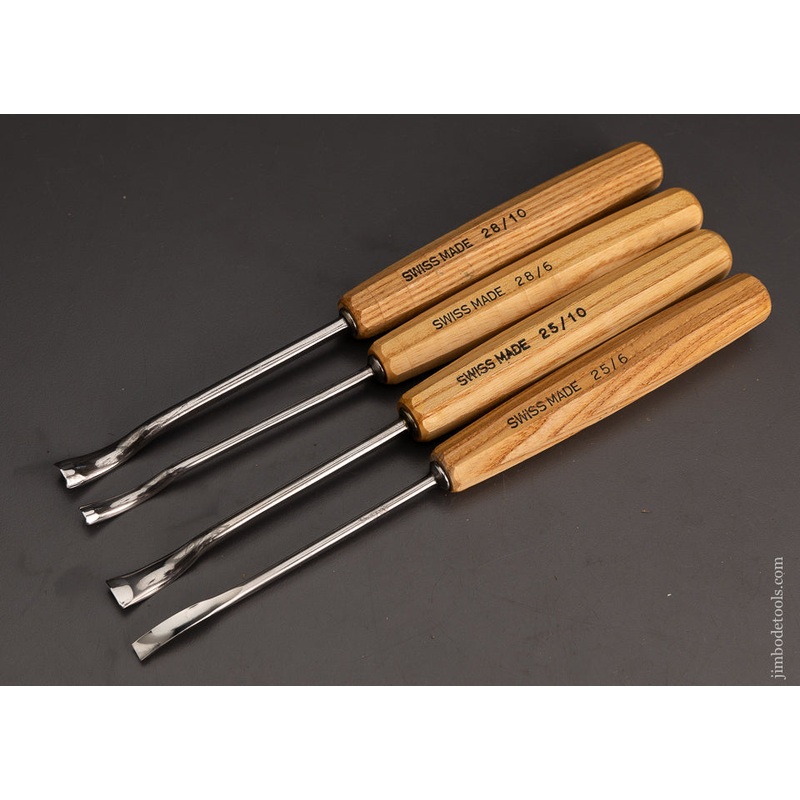 Set of 4 SWISS MADE Gouges – 103607