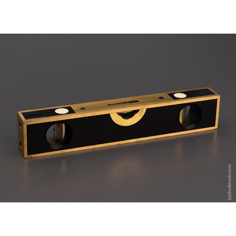 Solid Ebony STRATTON BROS. Level by BARRY WEAVER 8 Inch Mint — 103672