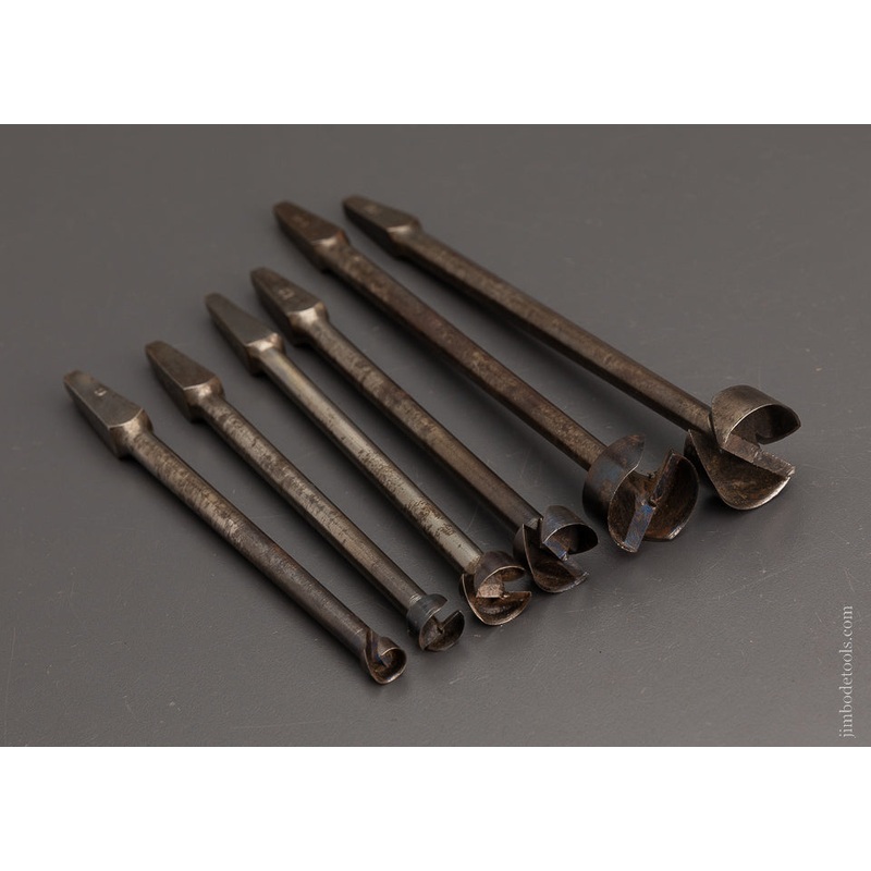 Rare Set of 6 Forstner Bits for Bit Brace – 104182