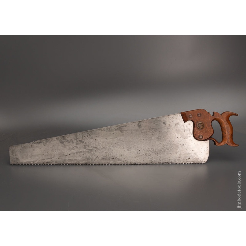 Remarkable Massive RICHARDSON 28 Inch Rip Hand Saw with Nib No. 7 – 104040