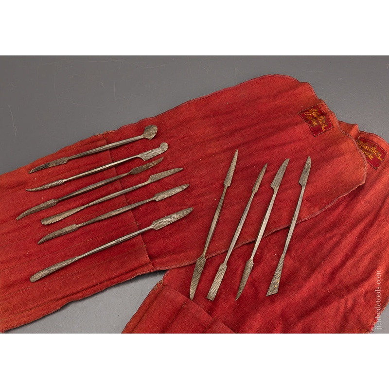 Set of 10 Italian Rifflers – 104211