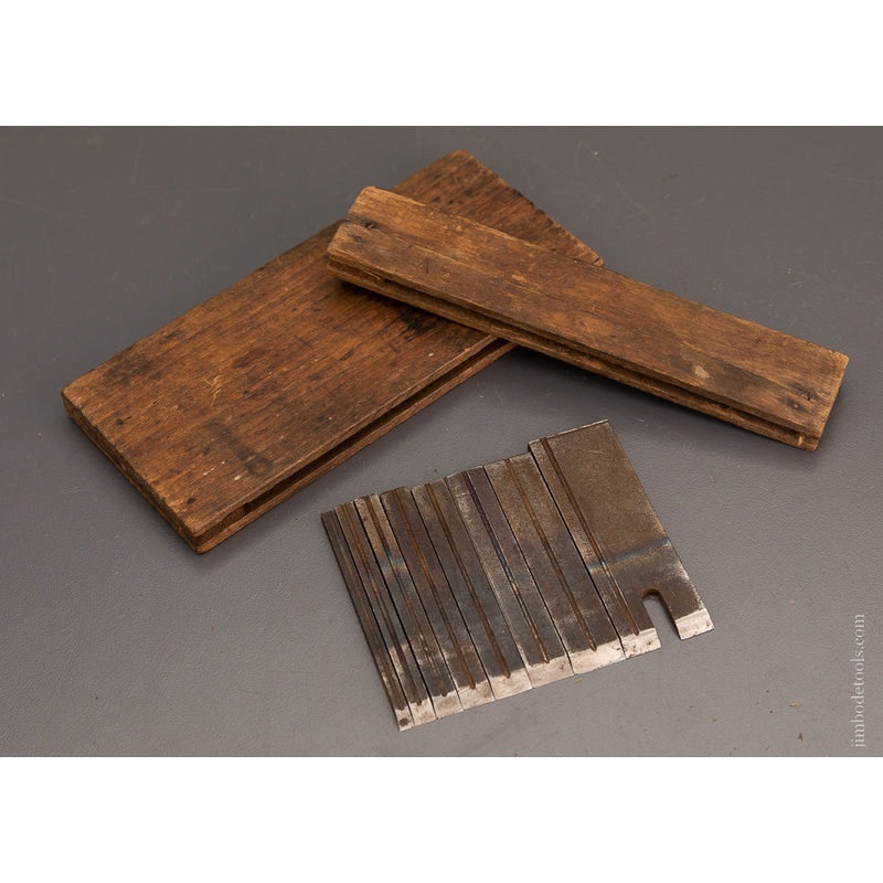 Set of 8 Cutters for STANLEY No. 141 & 143 MILLERS PATENT Plow Plane s- 103979