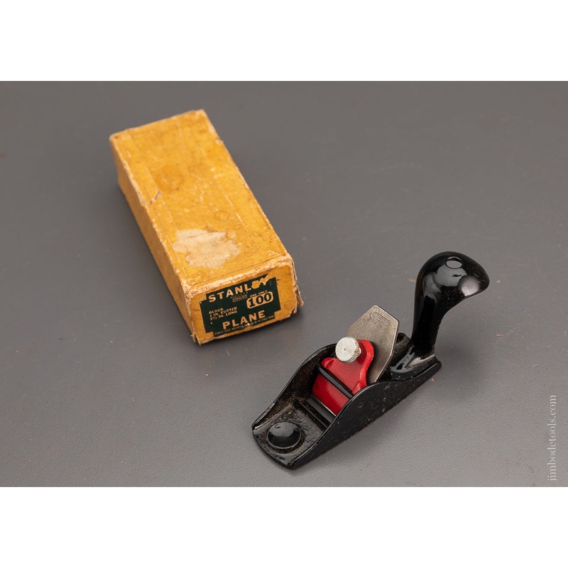STANLEY No. 100 Block Plane Near Mint in Bo x- 104244