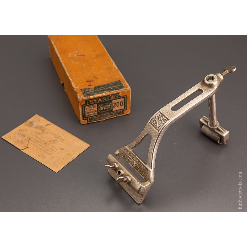 STANLEY  No. 200 Cutter & Chisel Grinder Mint in Box – 103861