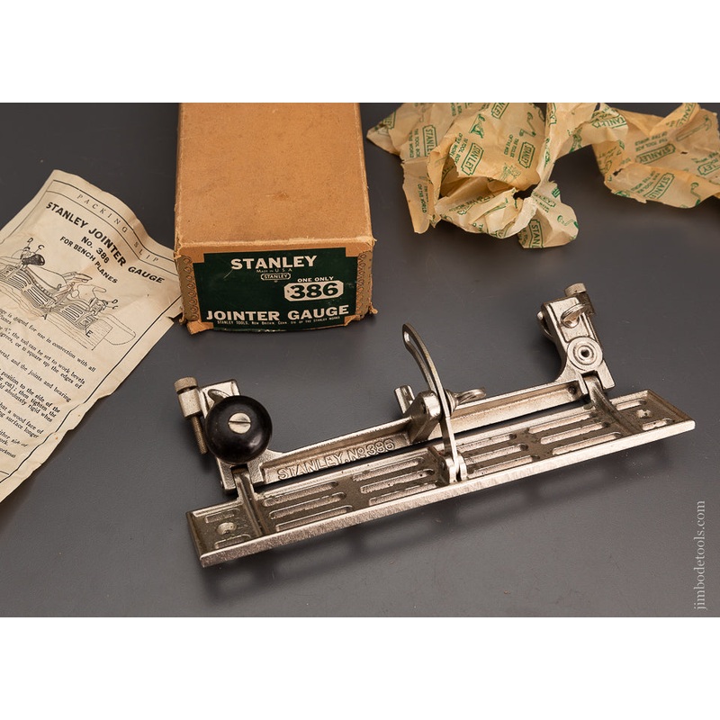 STANLEY No. 386 Jointer Gauge Dead Mint in Box – 104121