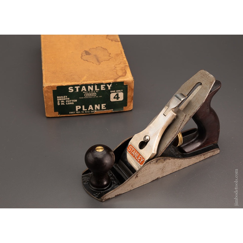 STANLEY No. 4 Smooth Plane in Box – 104122