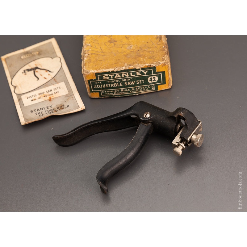 STANLEY No. 42x Saw Set Mint in Box – 104091