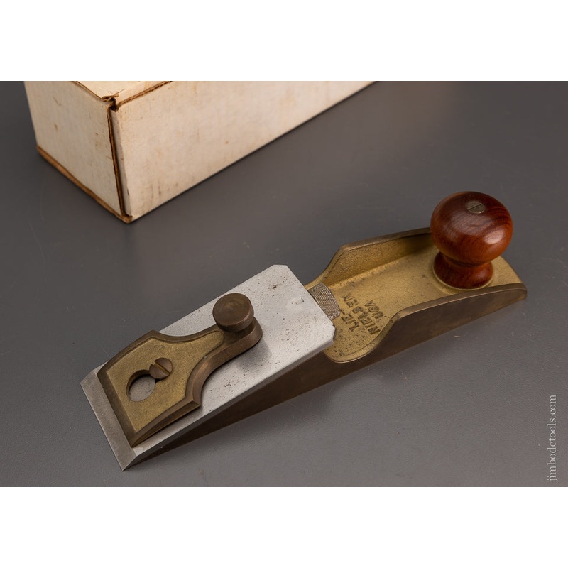 Rare & Discontinued LIE NIELSEN No. 97 Large Bronze Chisel Plane Near Mint in Original Box – 104690