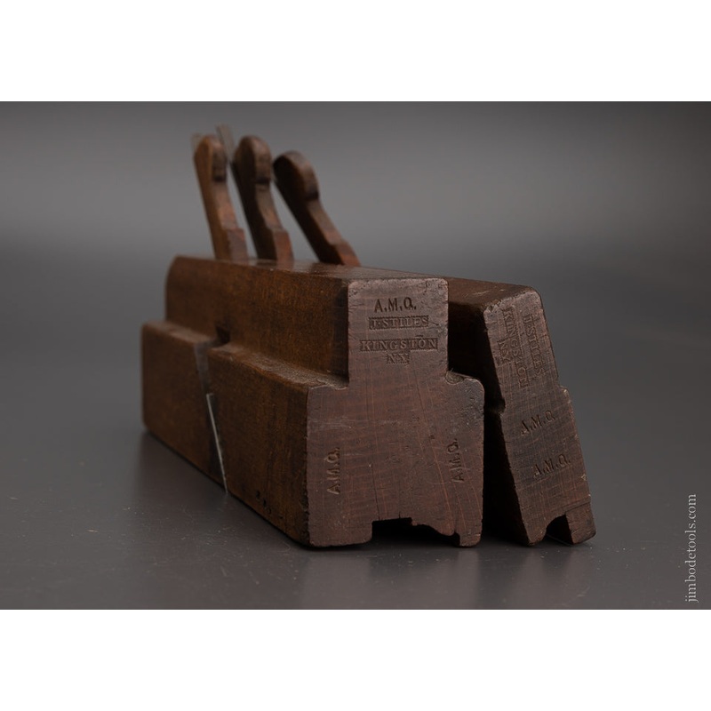 RARE Matched Set Sash Plane & Sash Coping Planes by J. STILES Kingston, N.Y.104343