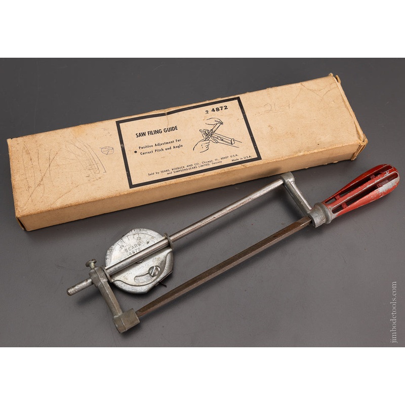 Saw Filing Guide in Original Box SEARS – 104090