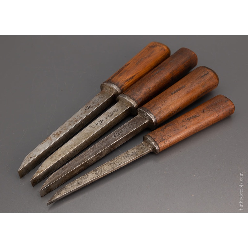 Set of 4 JAMES HOWARTH Pig Sticker Mortise Chisels – 104710