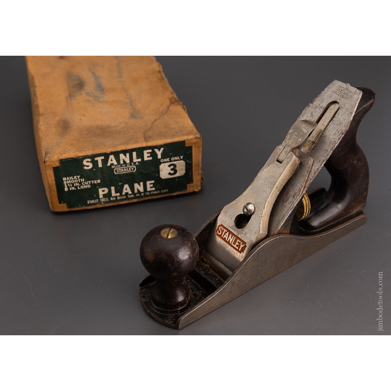 STANLEY No. 3 Smooth Plane in Original Box – 104481