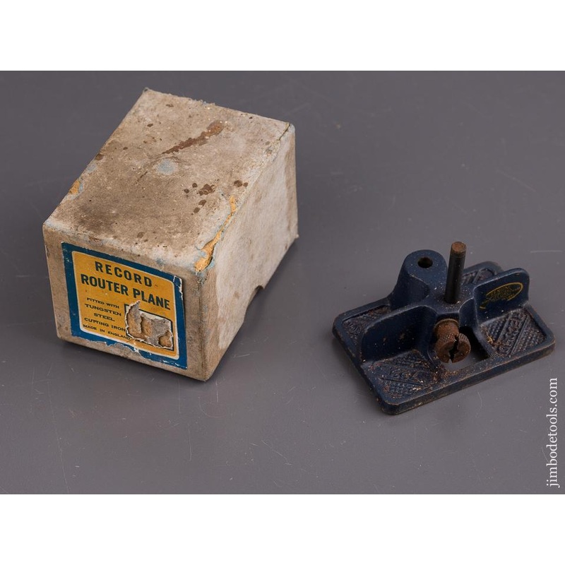 RECORD No. 722 Miniature Router Plane in Original Box – 86232