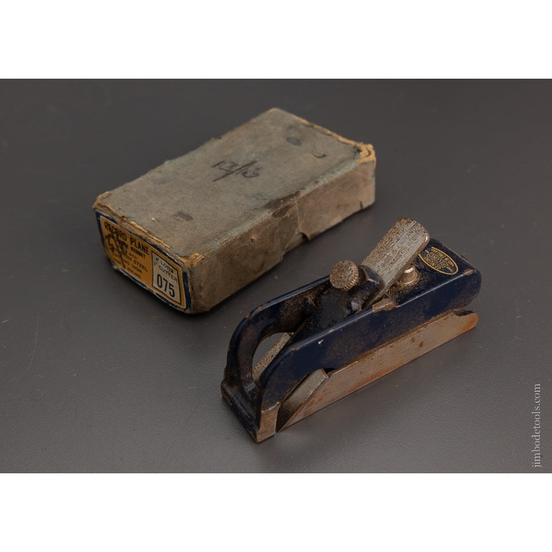 RECORD No. 075 Bullnose Rabbet Plane in Original Box – 104979