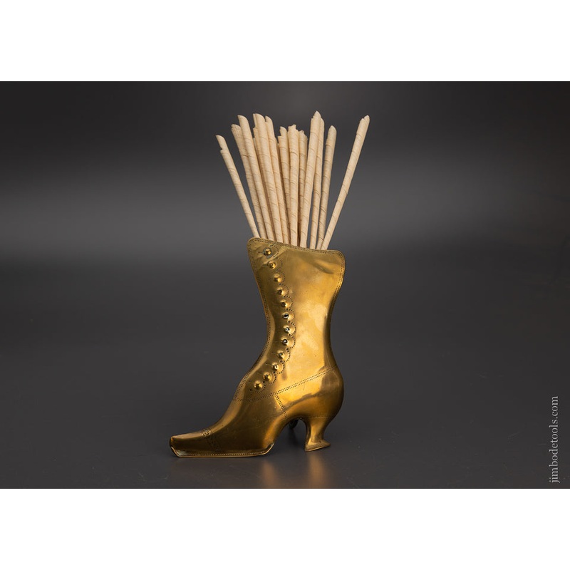 Remarkable Brass Mantle Top Spill Holder – 104686