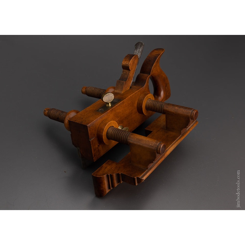 Sweet Solid Boxwood Screw Arm Handled Plow Plane by OHIO TOOL CO. – EXCELSIOR 104902