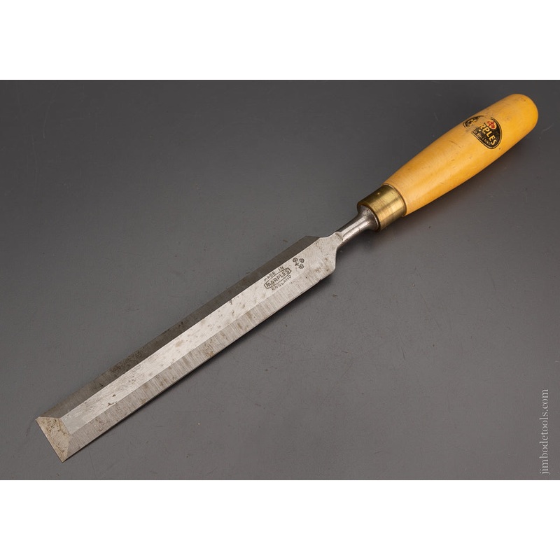 1 1/4 x 16 1/4 Inch Long Thin Boxwood Handle Paring Chisel MARPLES – 104557
