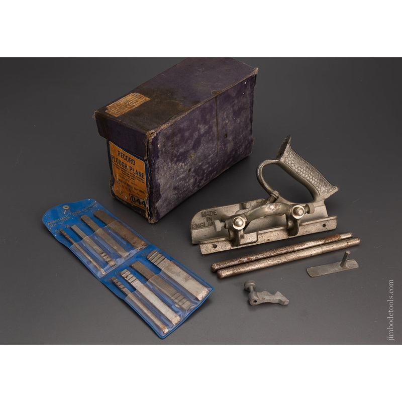 100% Complete RECORD No. 044 Plough Plane in Original Box – 105112