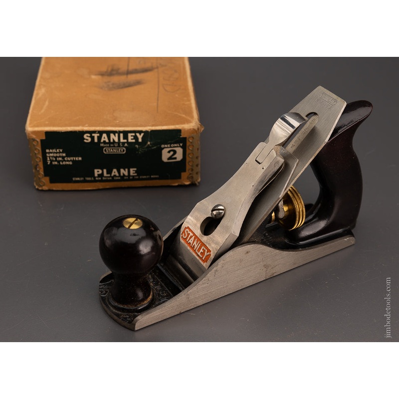 Rare Long Model STANLEY No. 2 Smooth Plane Mint in Box – 105007 – AS OF NOV 9