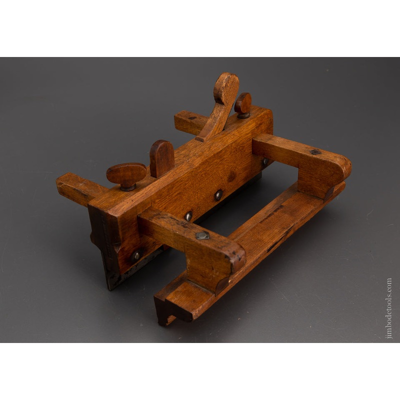 Remarkable 18th Century Yellow Birch Yankee Plow Plane by I. LINDENBERGER – 104904 – AS OF NOV 7