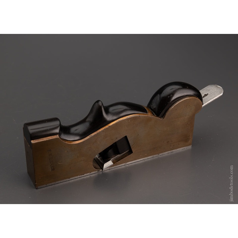 Spectacular G. MILLER Gunmetal & Ebony Infill Shoulder Plane – EXCELSIOR 104984 – AS OF NOV 15