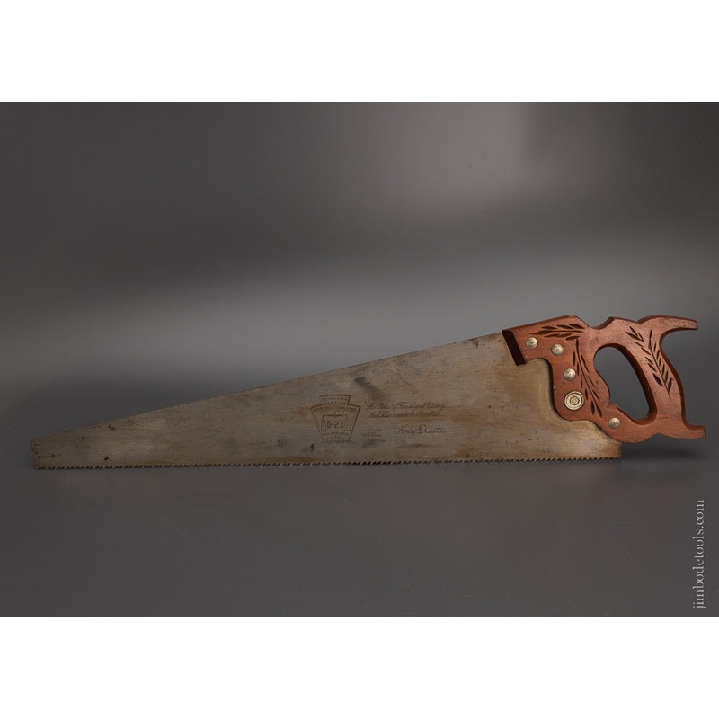 Unused DISSTON D-23 Rip Hand Saw – 105250