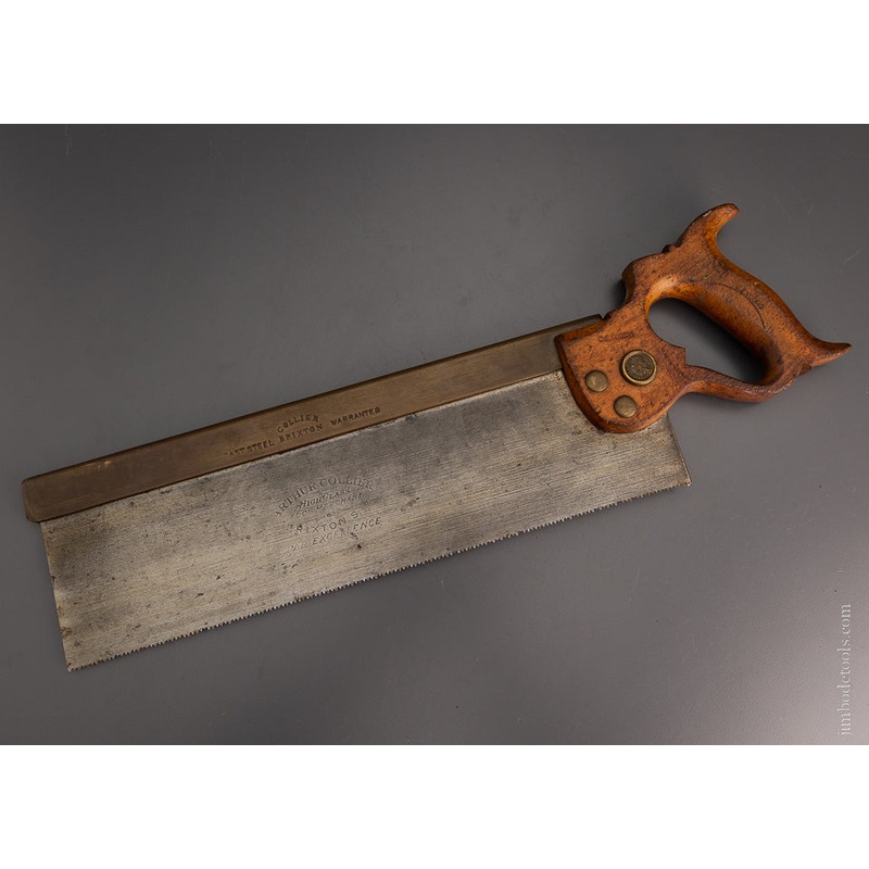 12 Point Brass Back Carcass Saw COLLIER – 105332