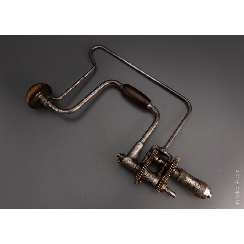 Rare MORRISON PATENT 1898 Multi-Speed Geared Bit Brace – 105151 – AS OF NOV 22