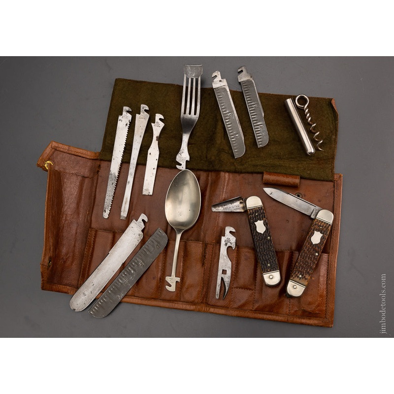 Rare NEW YORK KNIFE CO. Hammer Brand 12 Piece Tool Kit – 105229