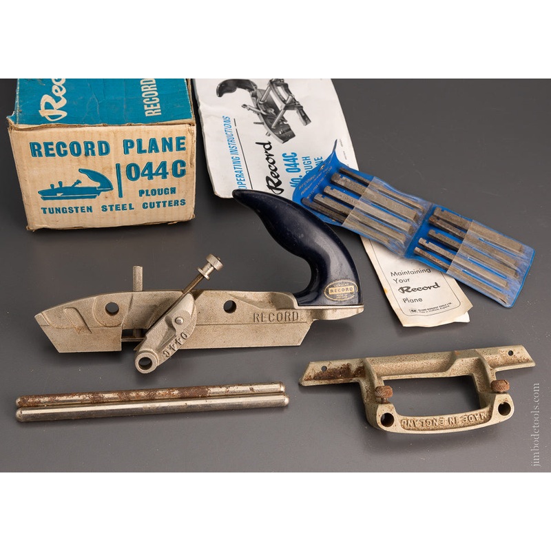 RECORD 044C Plough Plane 100% Complete in Box – 105400