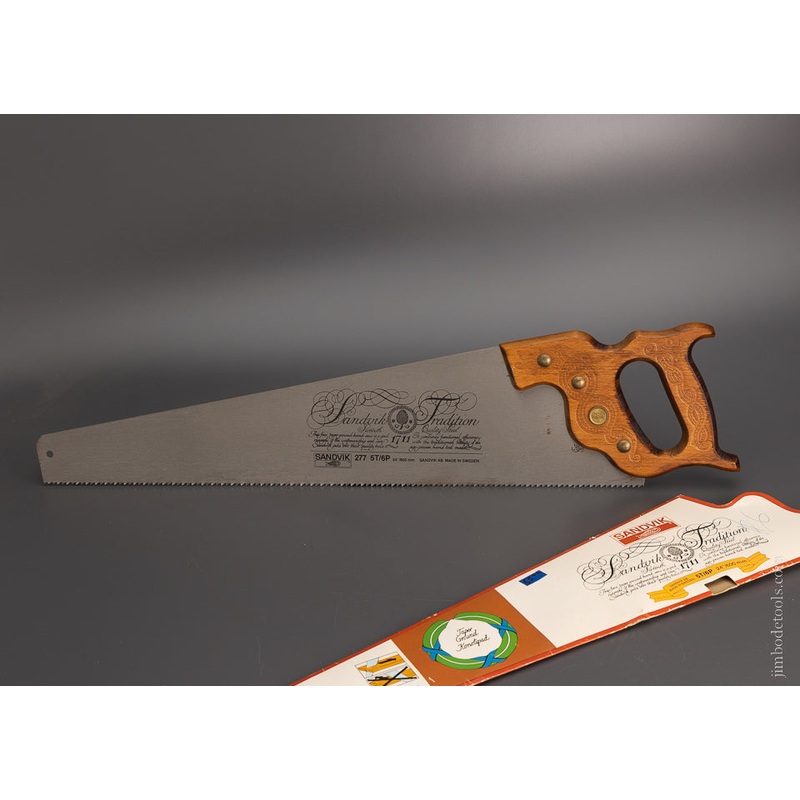 SANDVIK No. 277 Hand Saw Mint Unused – 105367