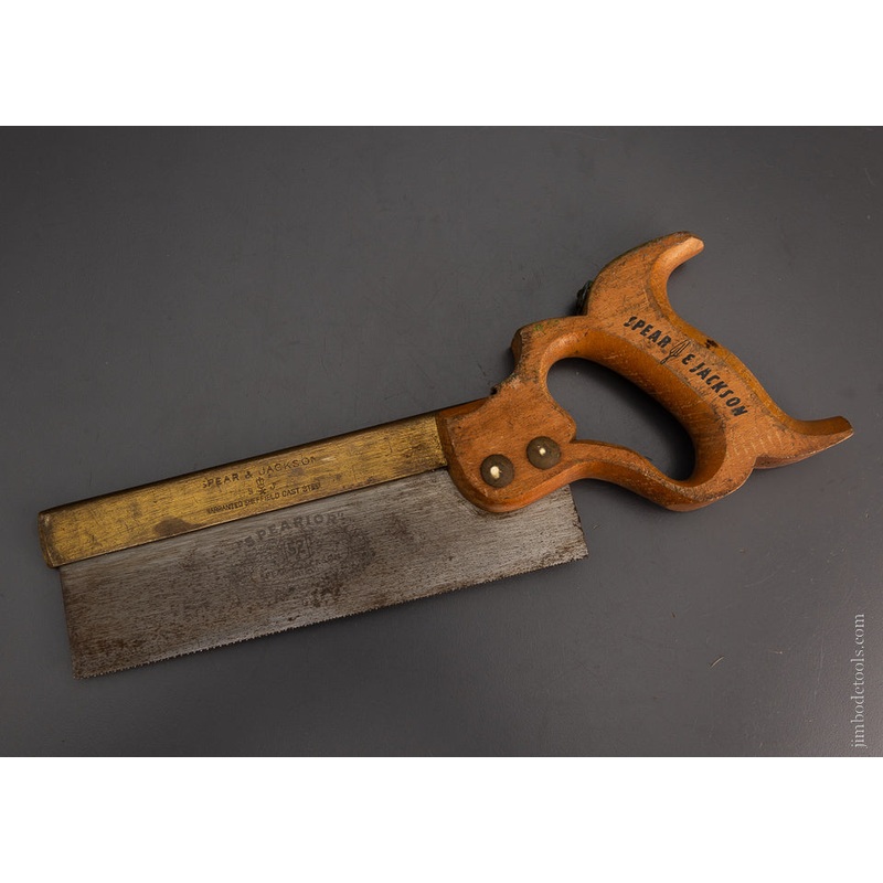 SPEAR & JACKSON 8 Inch Brass Back Dovetail Saw – 105372
