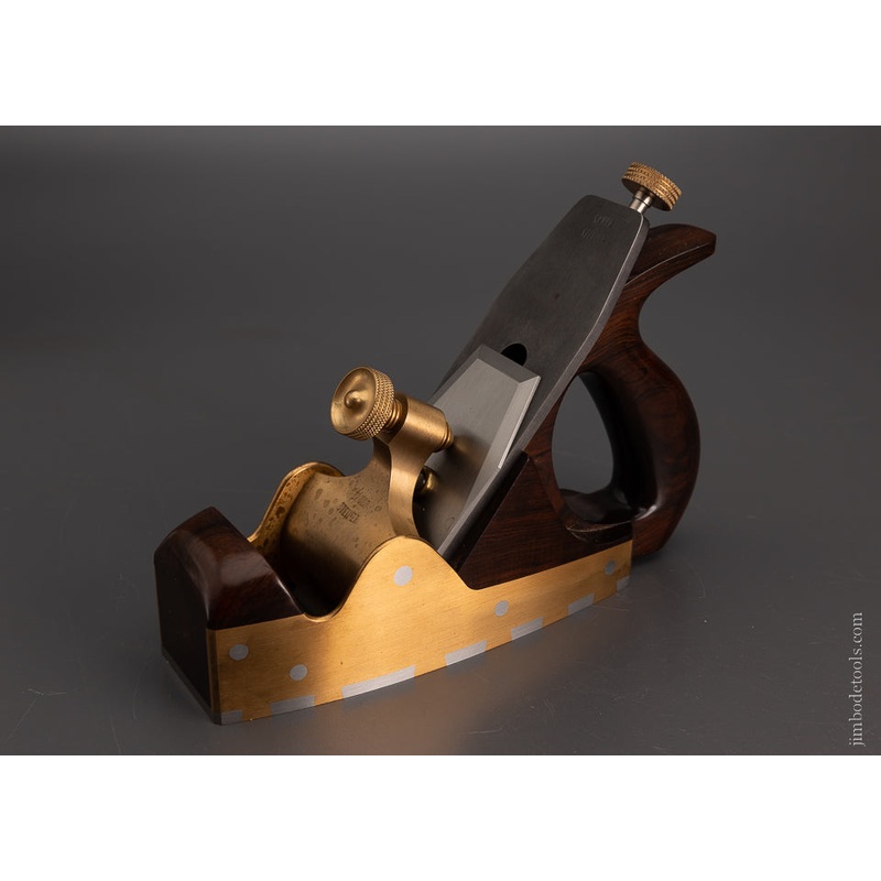 Spectacular SAUER & STEINER No. A-5 Gunmetal Infill Smooth Plane – EXCELSIOR 105327