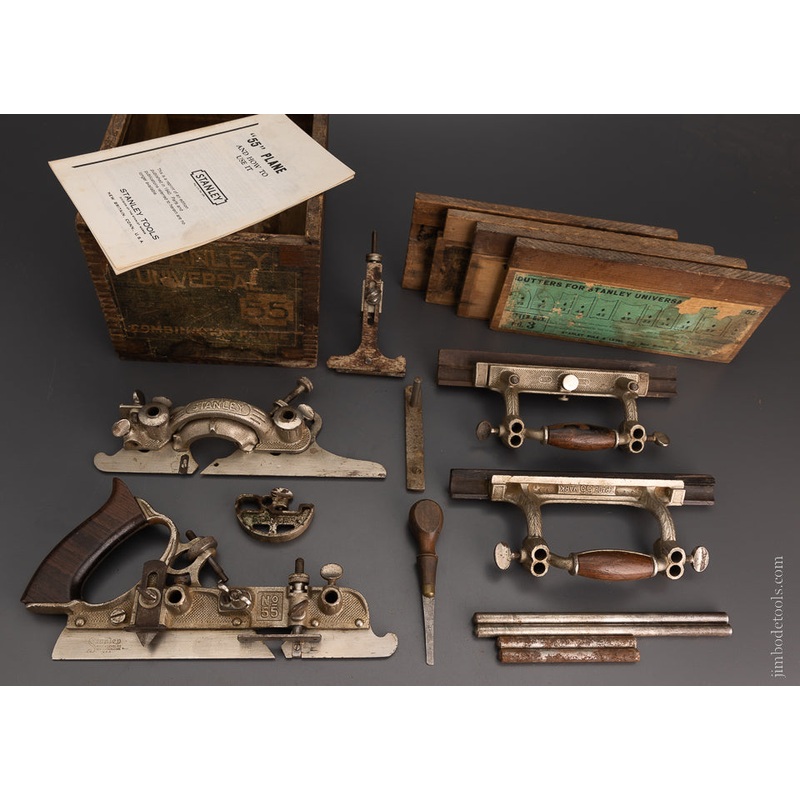 STANLEY No. 55 Combination Plane in Original Box – 104110