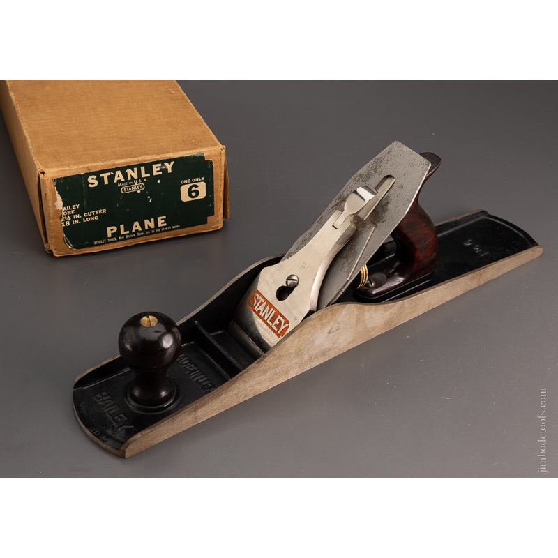 STANLEY No. 6 Fore Plane Type 16 ca. 1935-41 MINT in Original Box – 105699