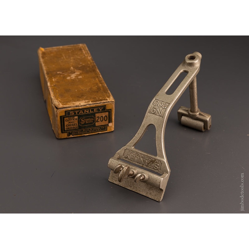 STANLEY No. 200 Cutter & Chisel Grinder Mint in Original Box – 105564