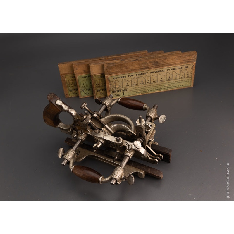 STANLEY No. 55 Combination Plane with 49 Cutters – 105600