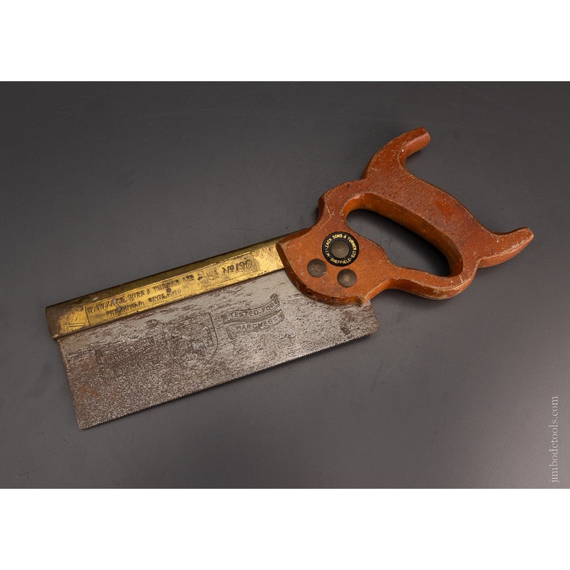 TYZACK No. 120 Brass Back Saw 8 Inch – 105548